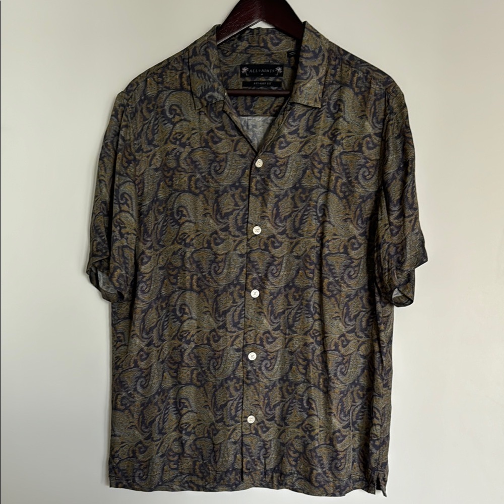 Men’s All Saints Paisley Patterned Men's Shirt